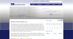 Desktop Screenshot of pacesecurities.com